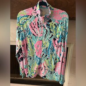 Lilly Pulitzer Luxletic Jacket-Sz XL